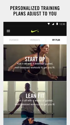 Nike+ Training android App screenshot 2